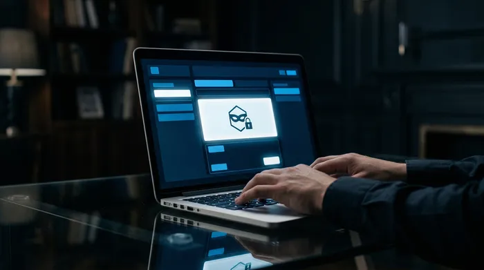 Twee smartphones op een donkere ondergrond, verbonden door een digitale link, met daarop belicoontjes en een gebruikersprofiel met berichtsymbolen.